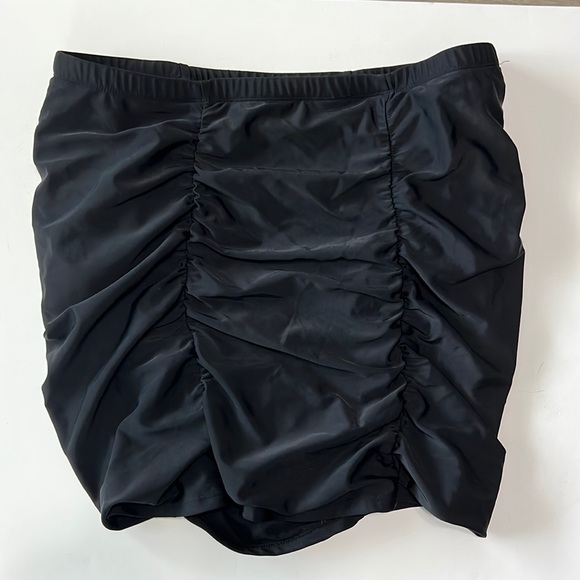 Ruffle Hem Swim Skort